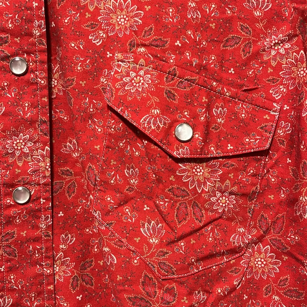 Banana Republic Safari & Travel Clothing Co. Red Bandana Floral Women's Size M - Picture 3 of 7
